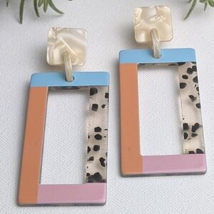 Sunshine Tienda Colorblock Earrings Anthropologie
